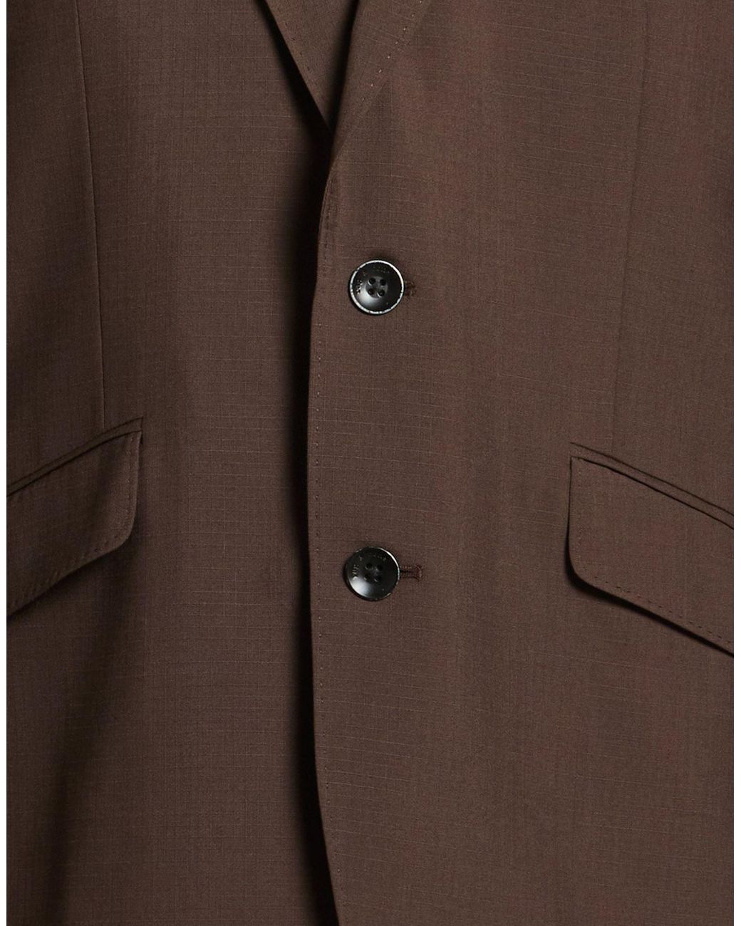 Rag & Bone Brown Chocolate Blazer Wool, Polyester for men
