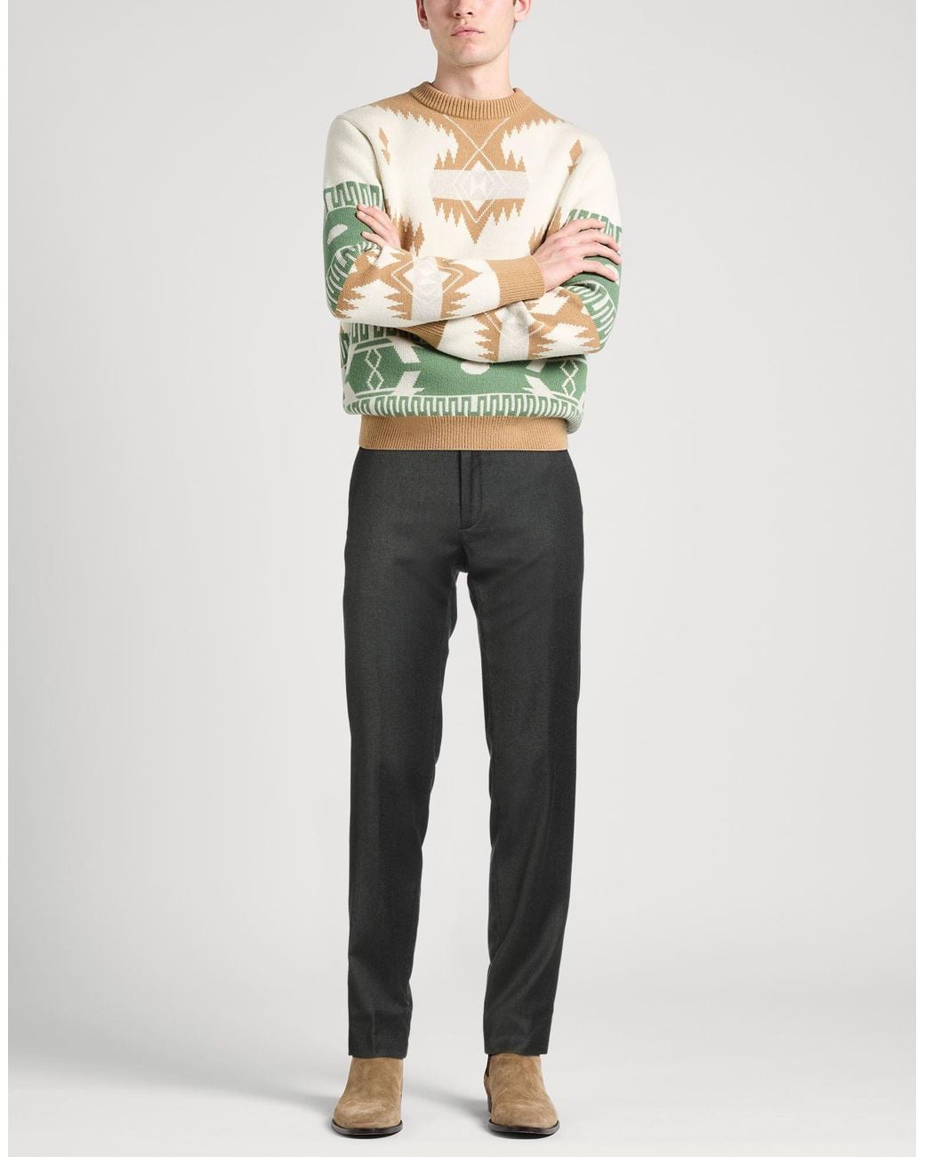 Incotex Gray Trouser for men