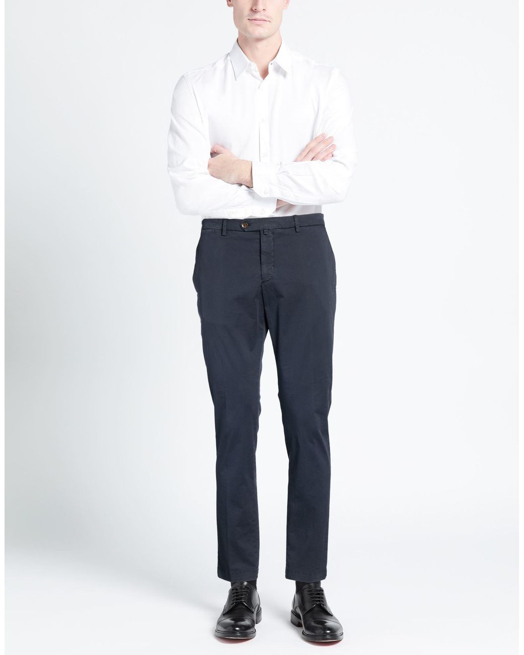 Briglia 1949 Blue Pants Cotton, Elastane for men