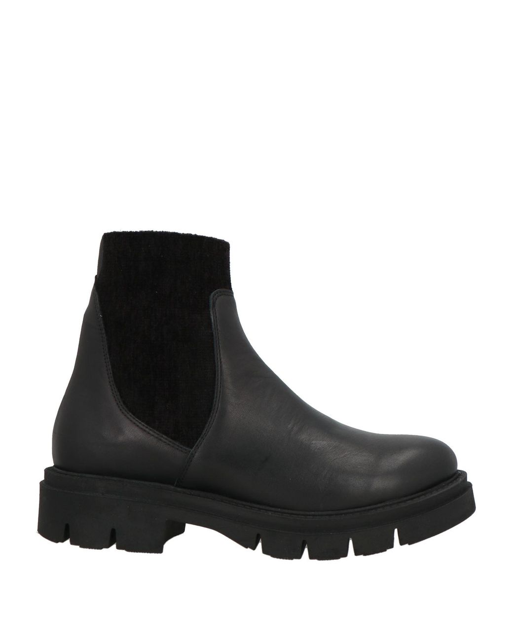 Nila & Nila Black Ankle Boots Calfskin