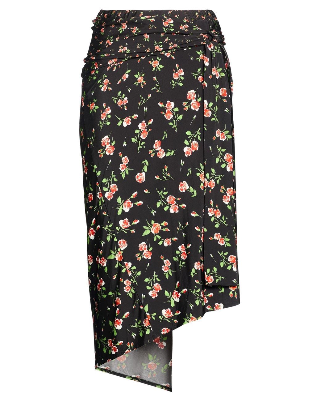 Nina Ricci Black Midi Skirt Viscose, Elastane