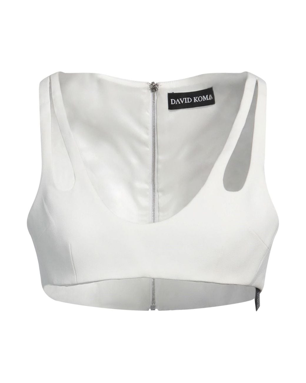 Top David Koma de color Gray