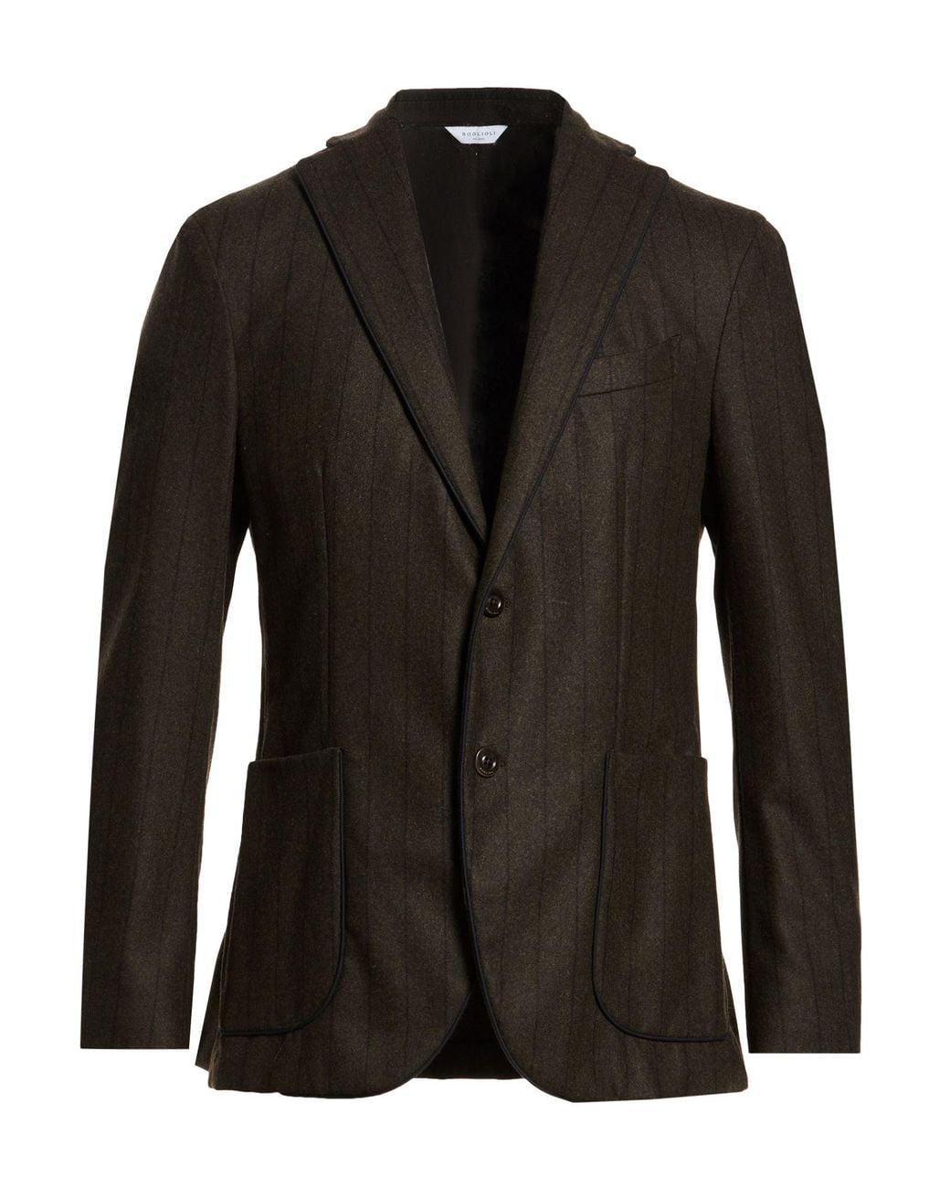 Boglioli Black Blazer Virgin Wool for men