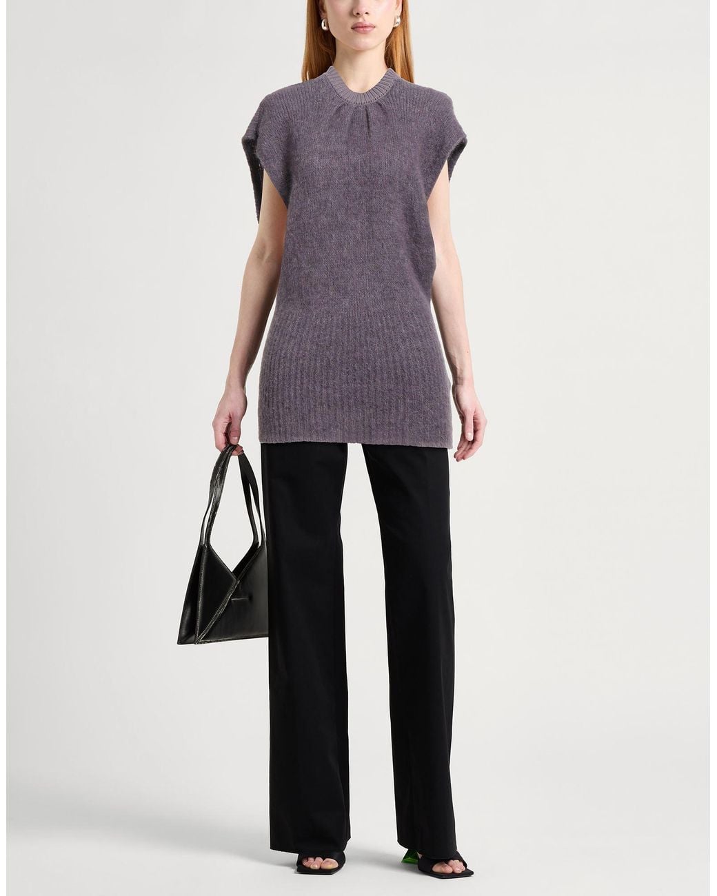 Pullover Alpha Studio de color Purple
