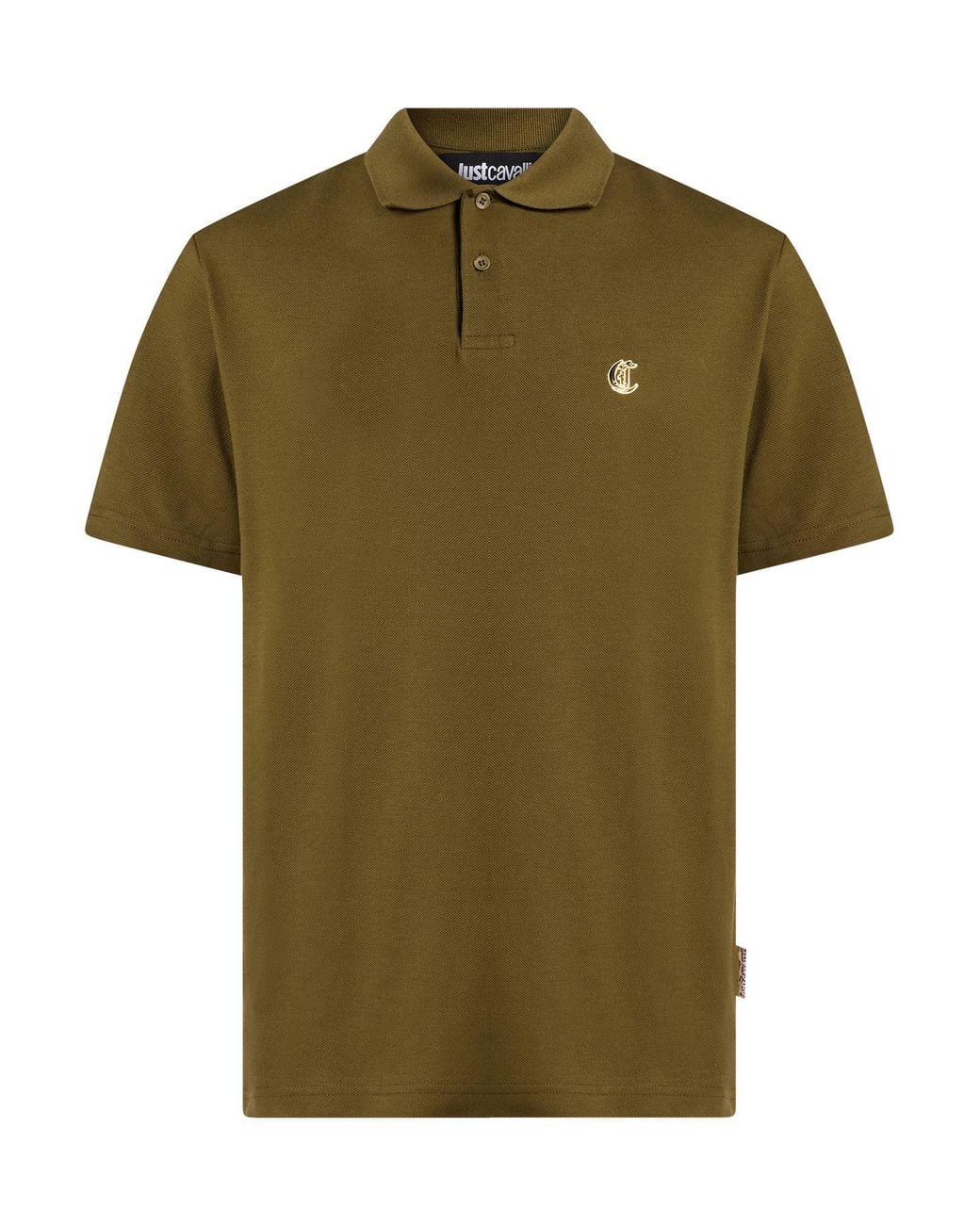 Just Cavalli Green Polo Shirt for men