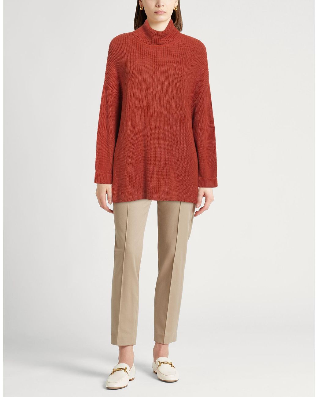 Barbour Red Turtlenecks