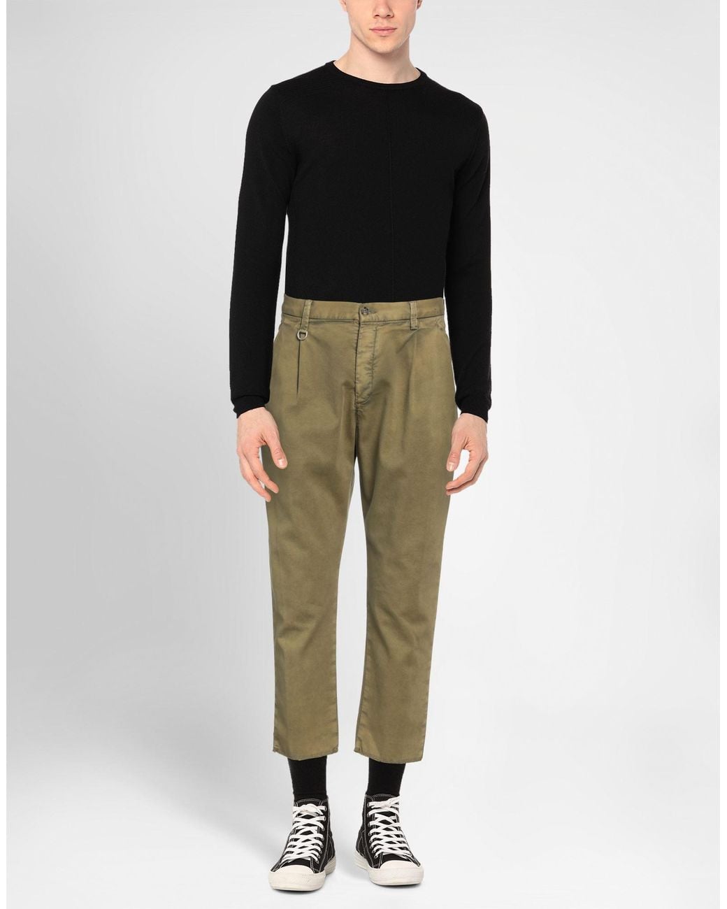 Paolo Pecora Green Pants for men