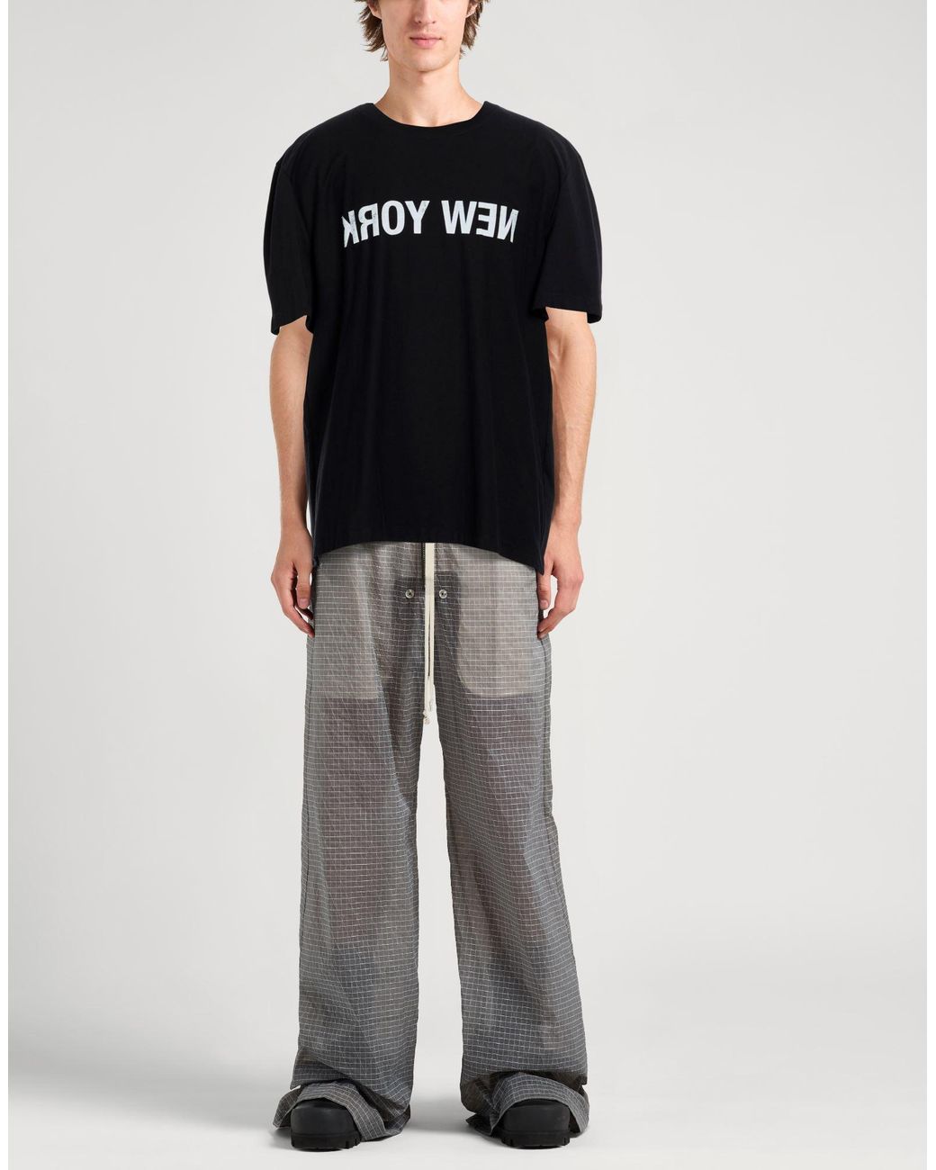 Helmut Lang Black T-Shirt Cotton for men