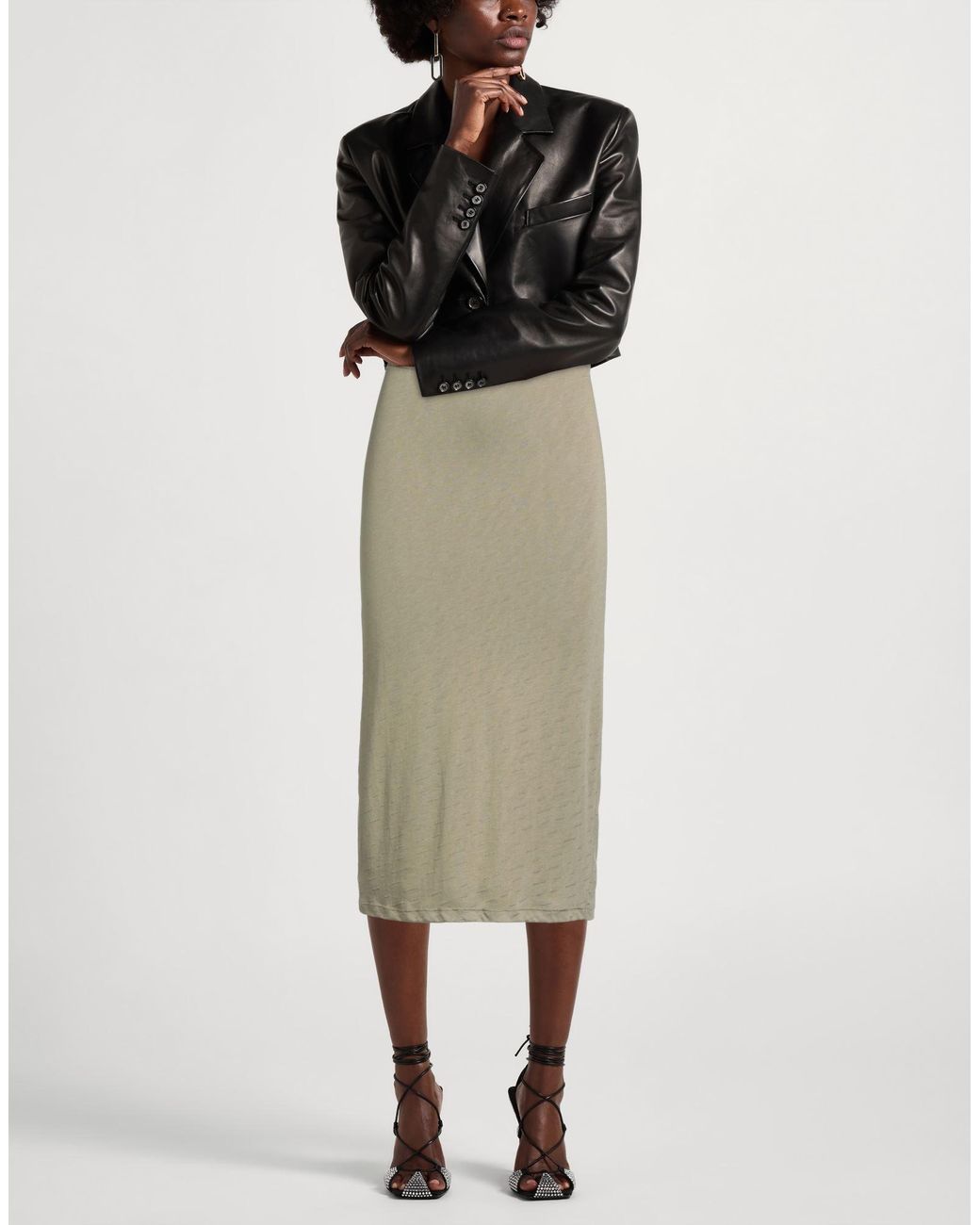 Samsøe & Samsøe Green Midi Skirt
