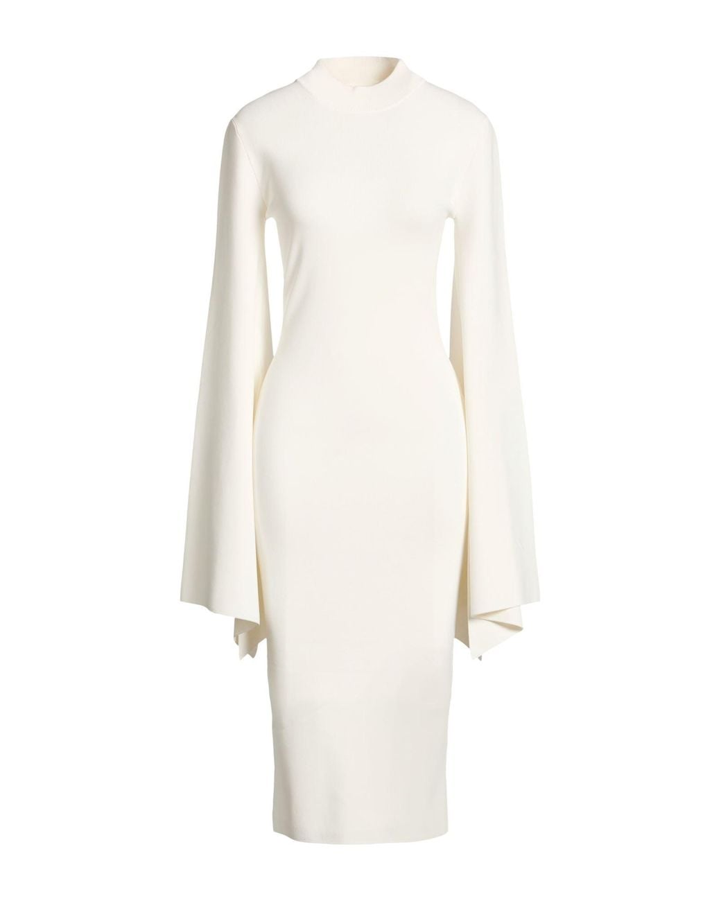 Solace London White Midi Dresses