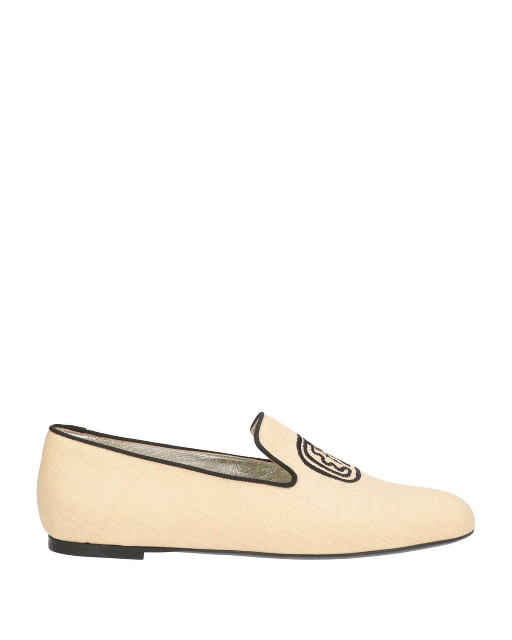 Ines De La Fressange Paris Natural Loafers Straw, Textile Fibers