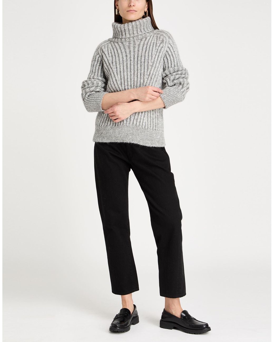 Moorer Gray Turtleneck