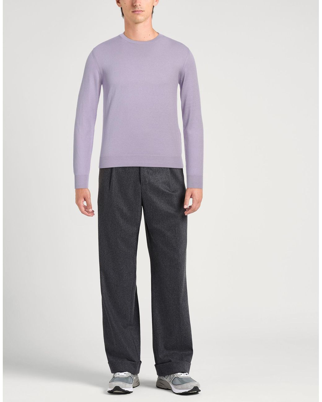 Ballantyne Purple Lilac Sweater Silk, Cotton for men
