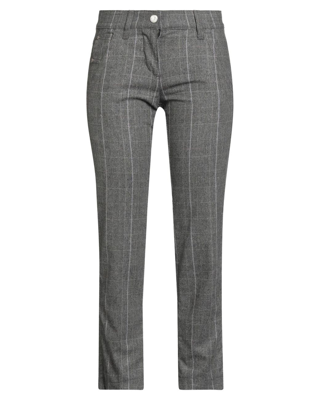 Jacob Cohen Gray Pants Virgin Wool, Polyester, Viscose, Polyamide, Elastane