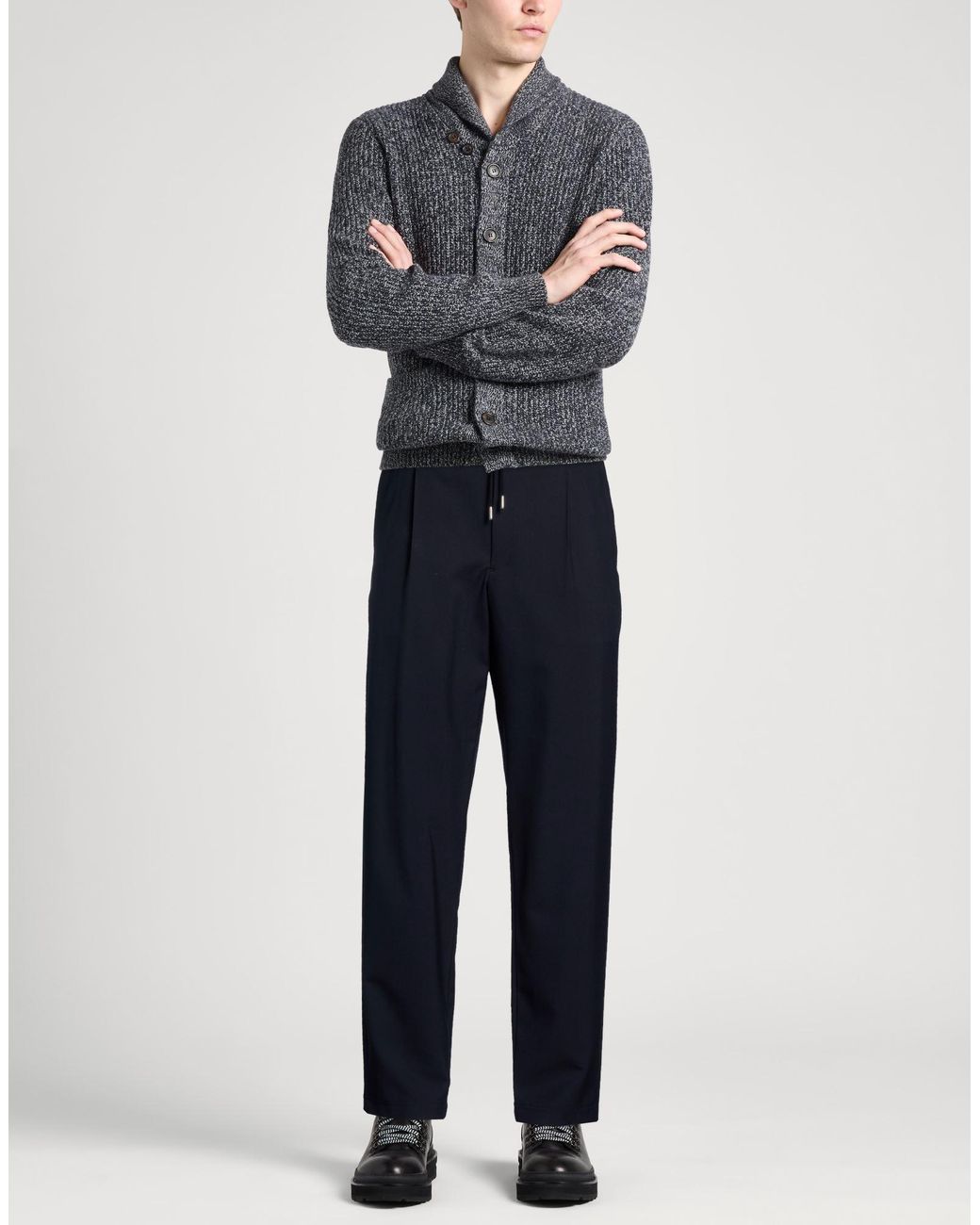 Caruso Blue Pants for men
