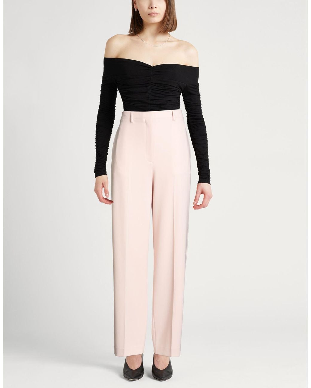 Theory Pink Pants Triacetate, Polyester