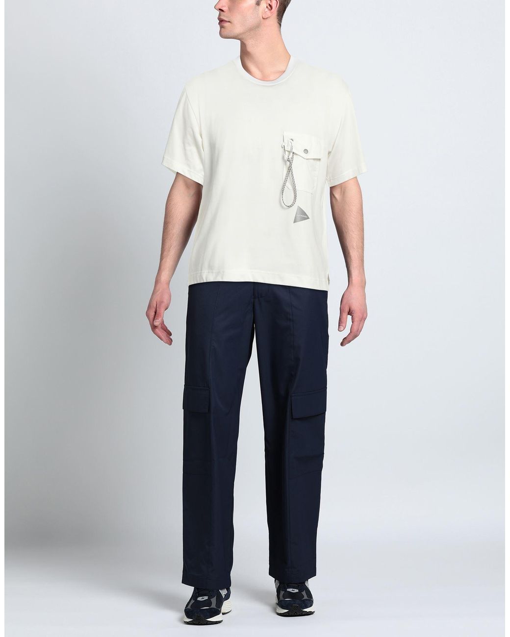 And Wander White T-shirt for men