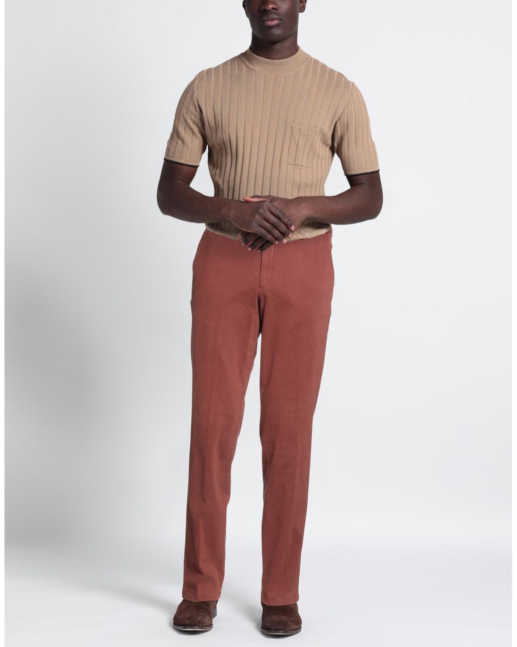 Hiltl Red Brick Pants Cotton, Elastane for men