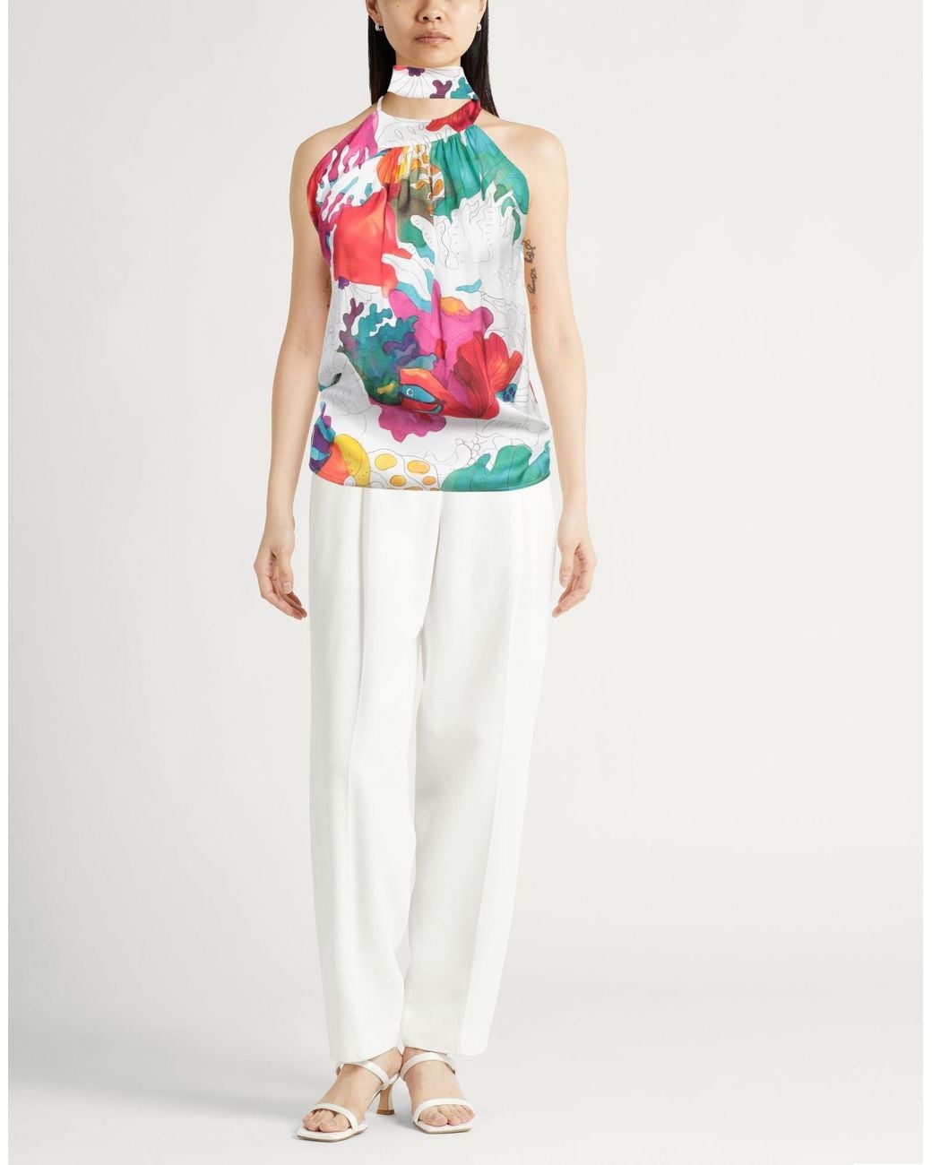 Brian Dales White Top Viscose
