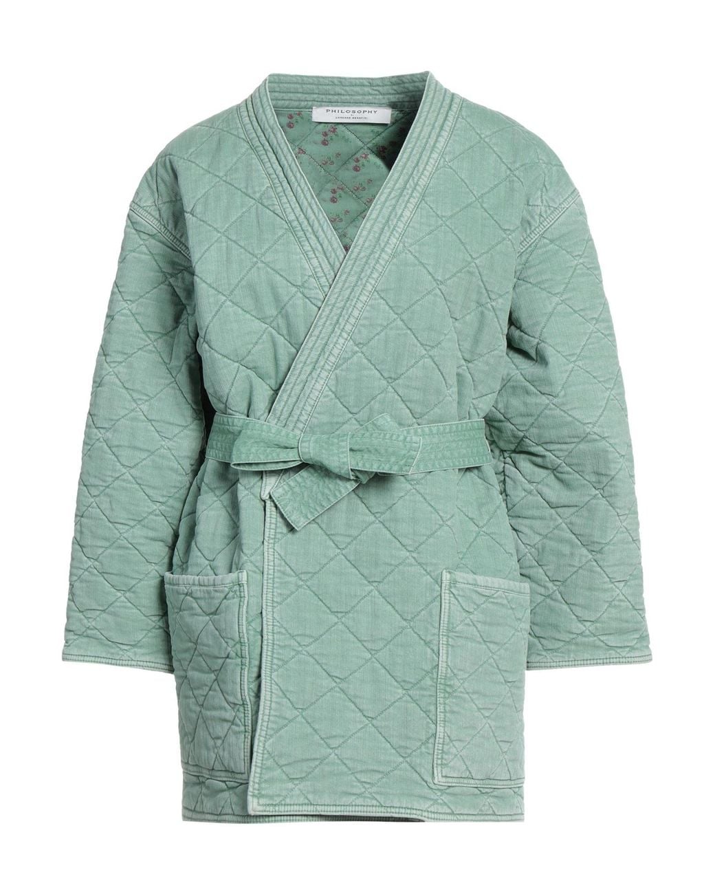 Philosophy Di Lorenzo Serafini Green Denim Outerwear
