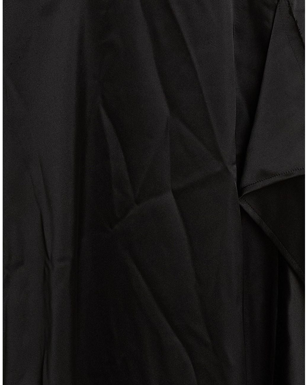 Moschino Black Maxi Dress Polyester, Elastane