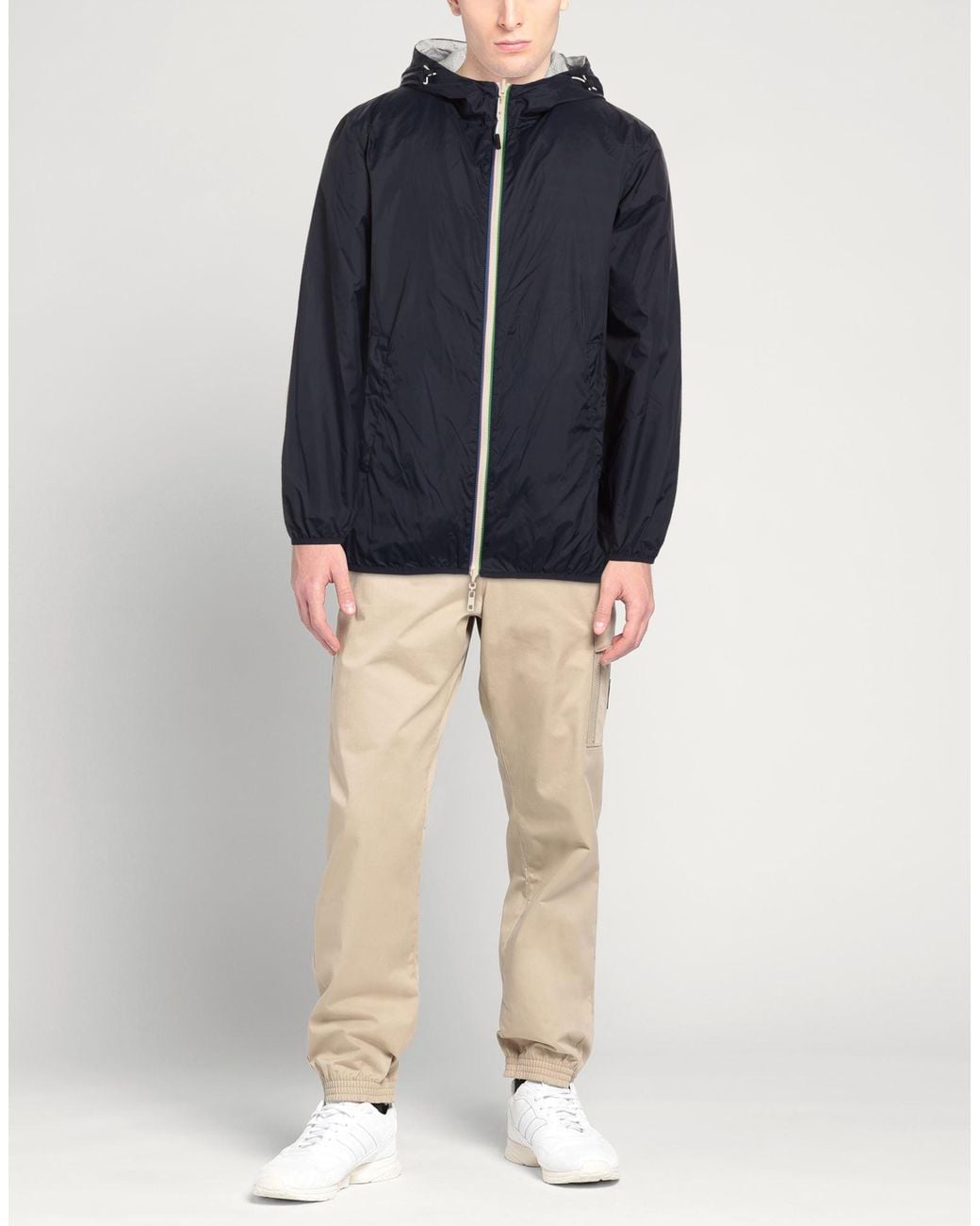 BRERAS Milano Blue Jacket Polyamide for men