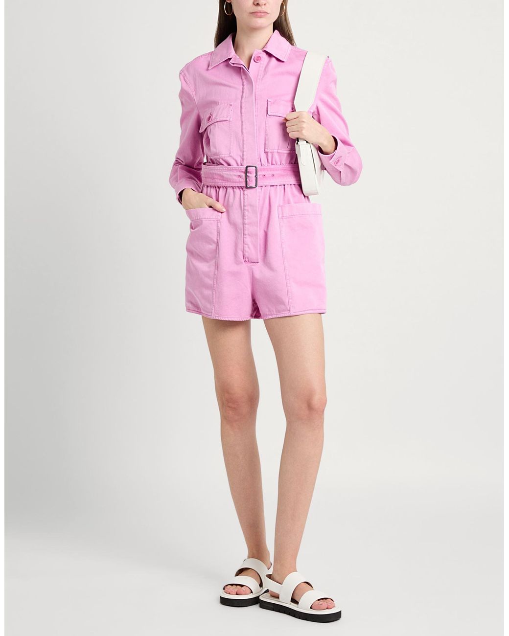 Max Mara Pink Sfilata Playsuit Cotton