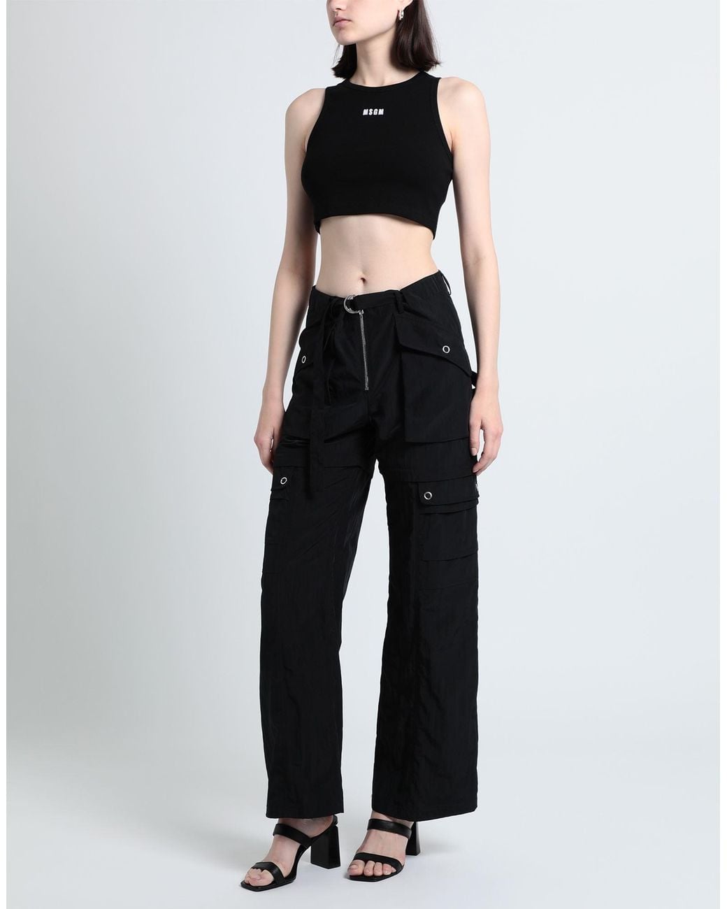 Top MSGM de color Black