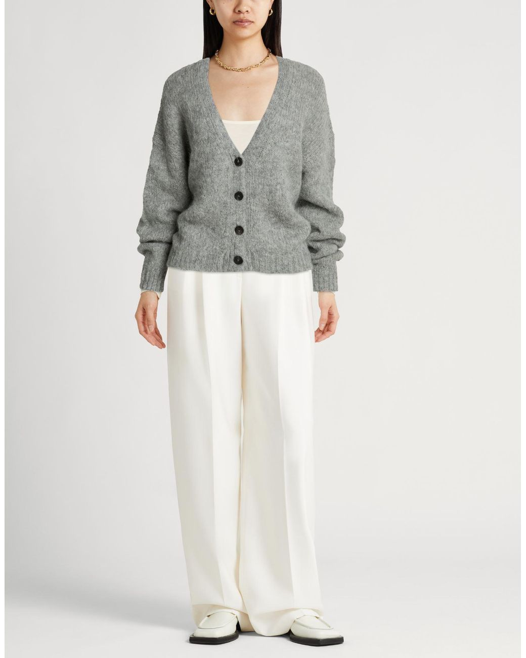 Peserico Gray Cardigan