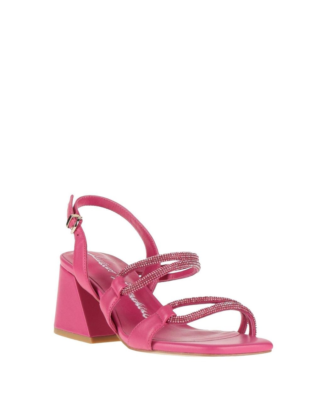Luciano Barachini Pink Sandals Leather
