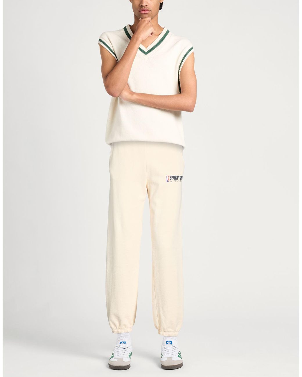 Sporty & Rich Natural Pants Cotton for men