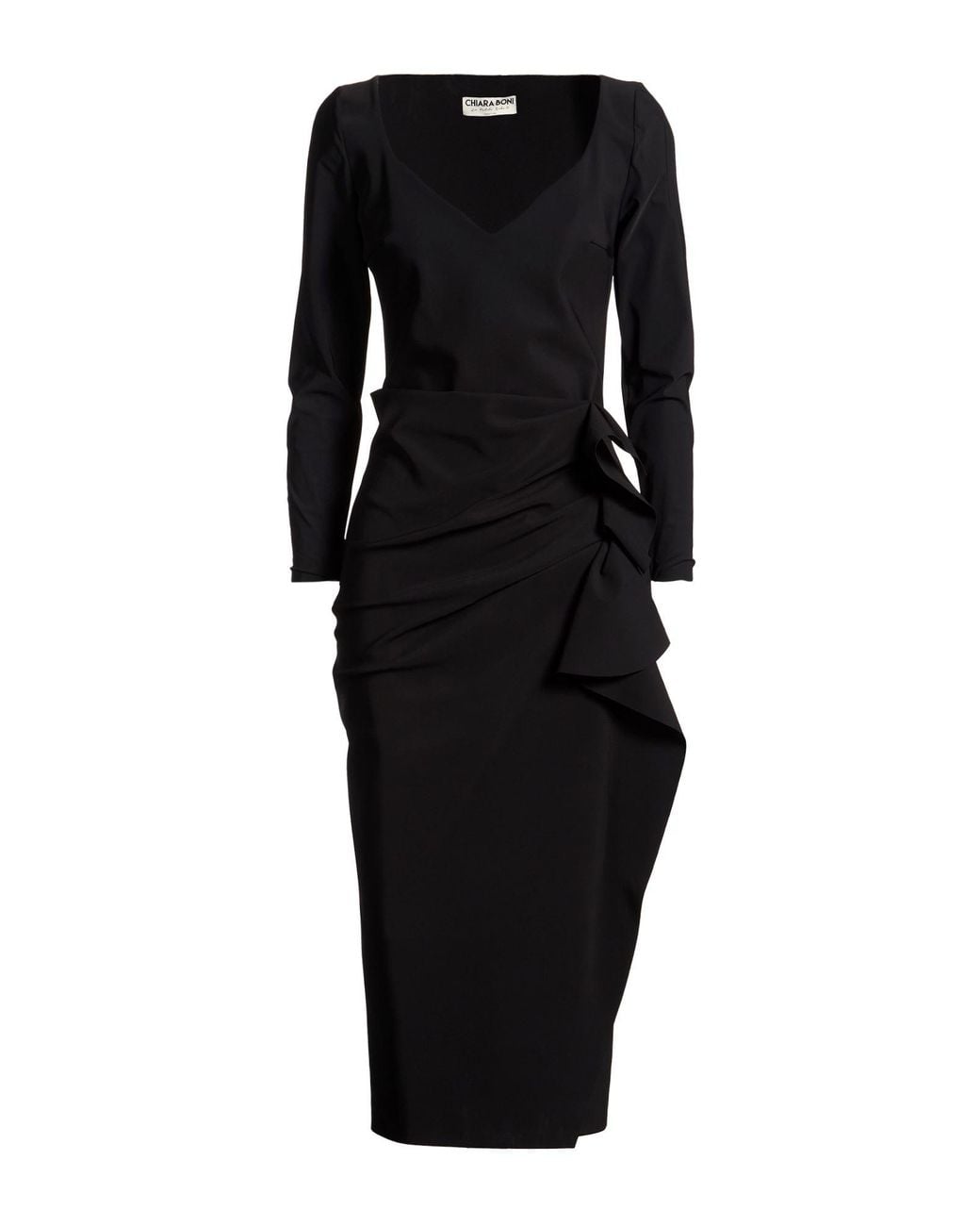La Petite Robe Di Chiara Boni Black Midi Dress
