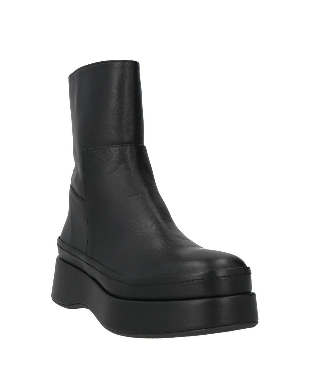 Paloma Barceló Black Danube Ankle Boots Leather