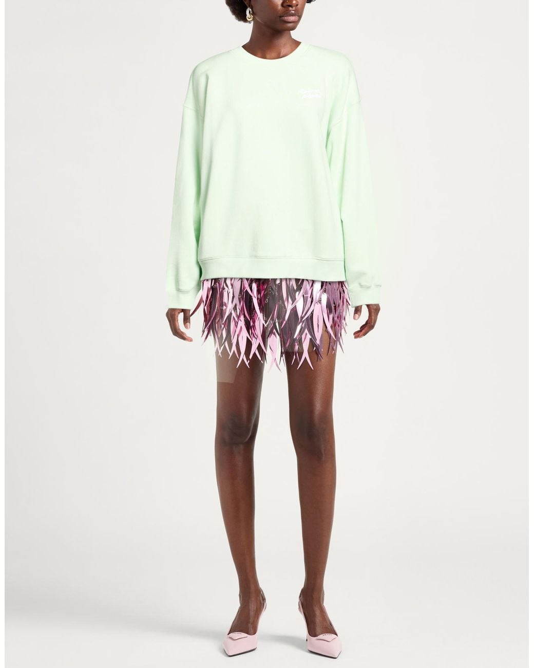 Maison Kitsuné Green Sweatshirt