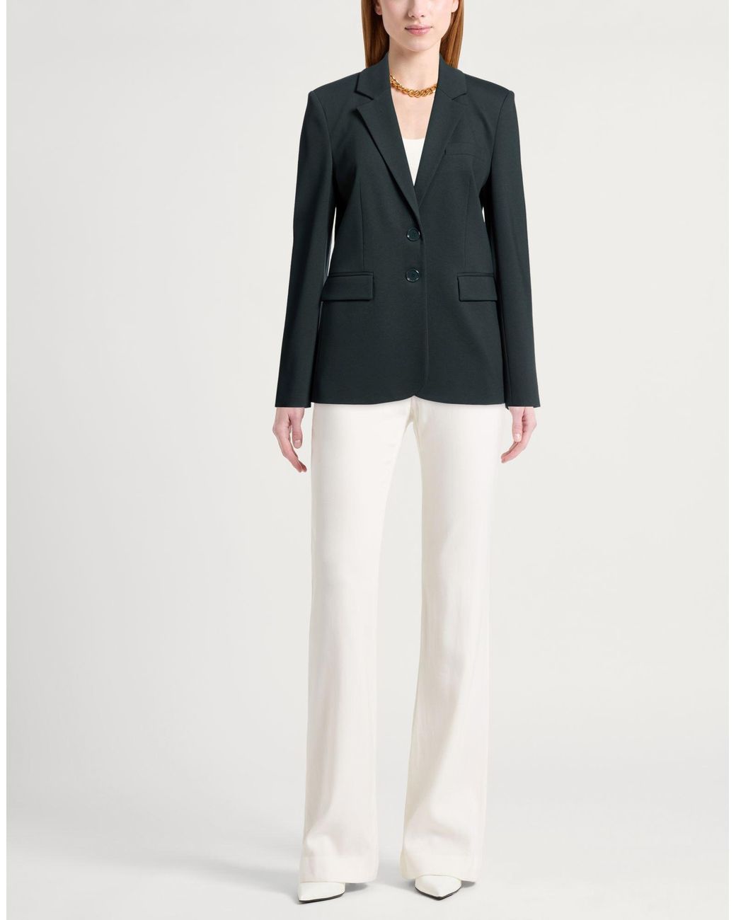 Pinko Black Blazer Viscose, Nylon, Elastane