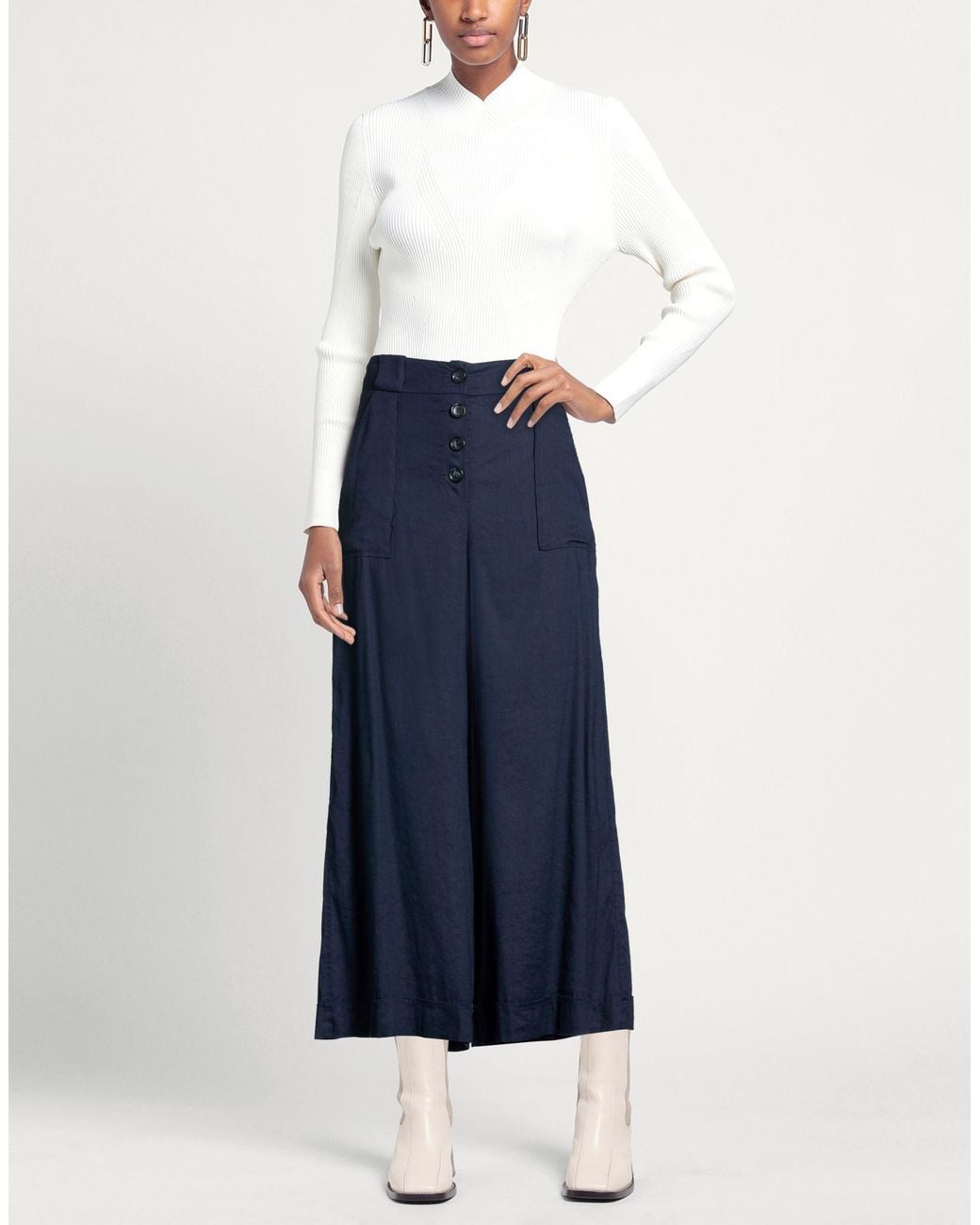 ALESSIA SANTI Blue Trouser