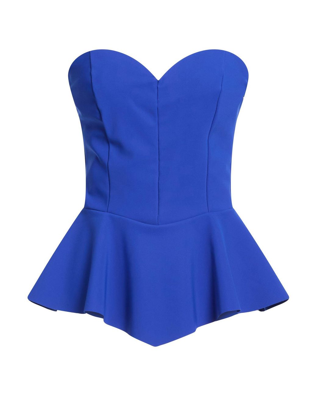 La Petite Robe Di Chiara Boni Blue Bright Top Polyamide, Elastane