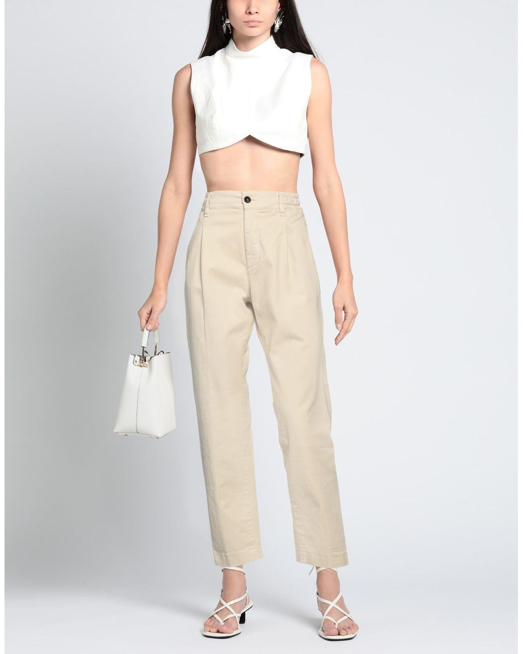 Cruna Natural Pants Cotton, Elastane