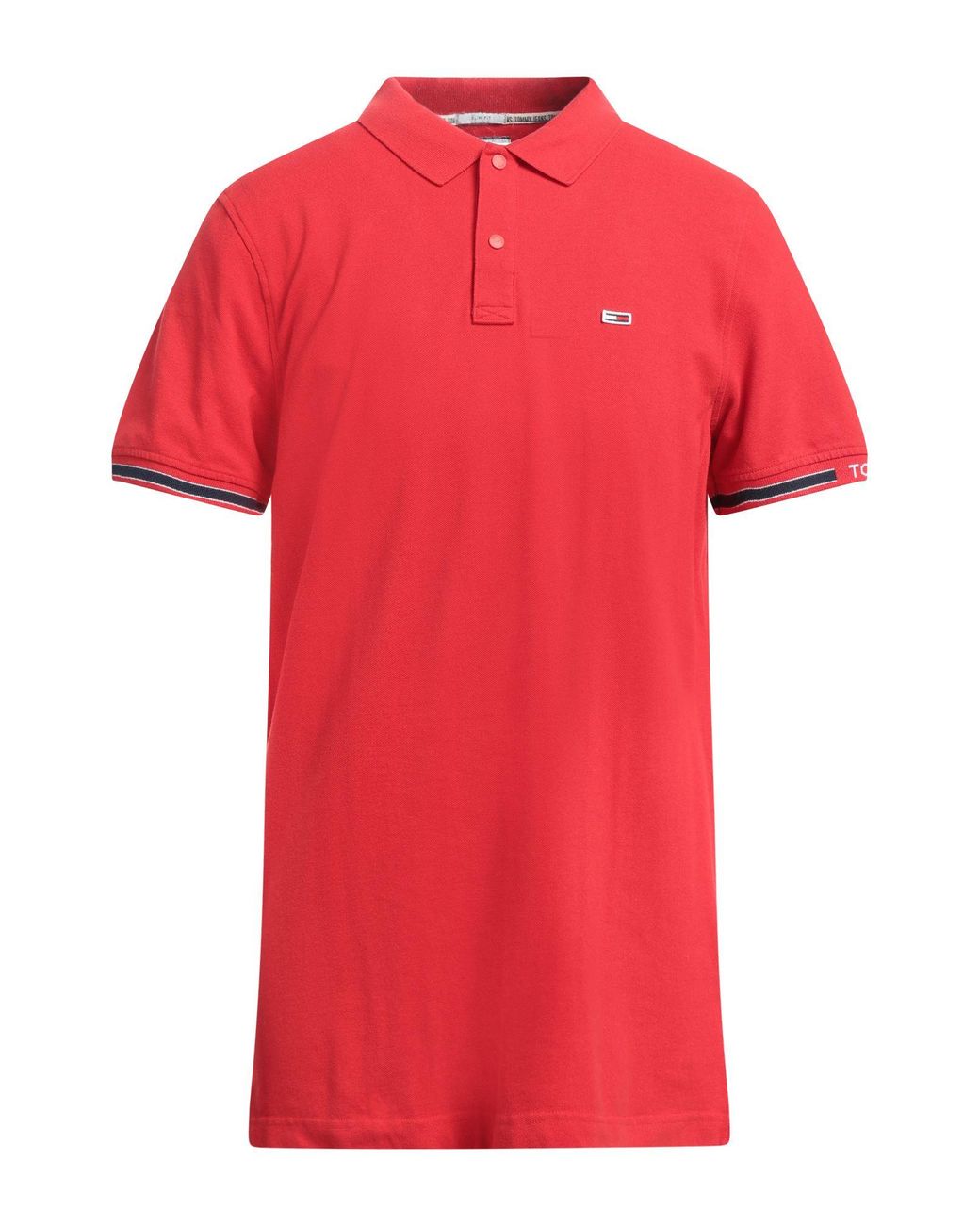 Tommy Hilfiger Polo Shirt in Red for Men Lyst