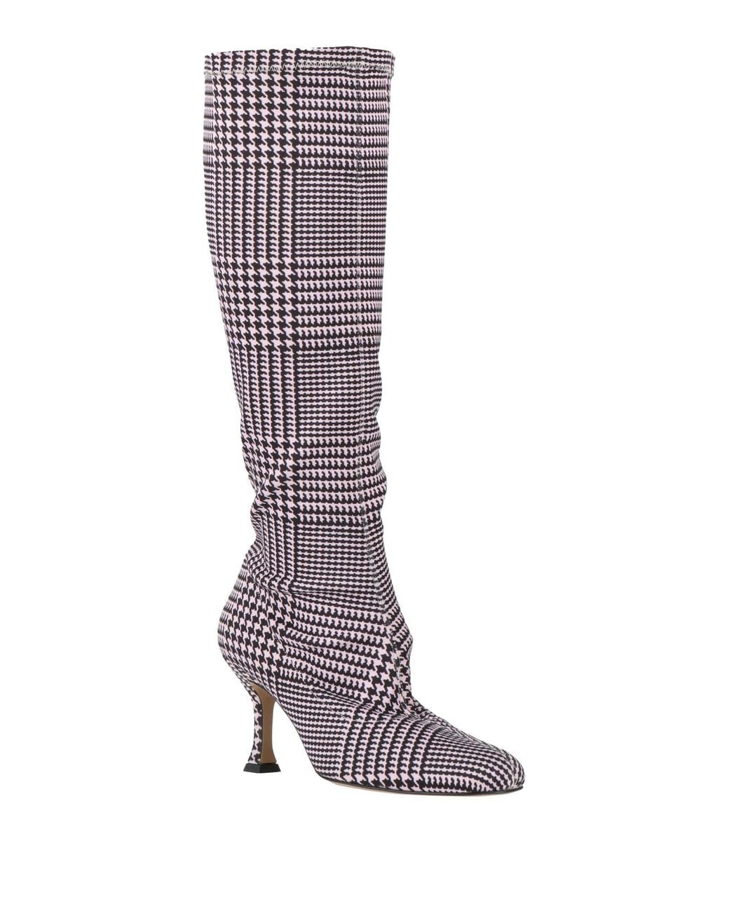 Marina Rinaldi Purple Light Boot Textile Fibers