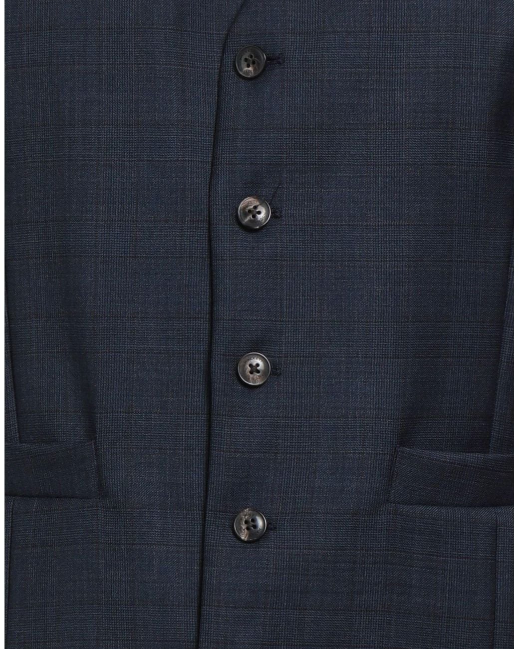 Hackett Blue Tailored Vests for men