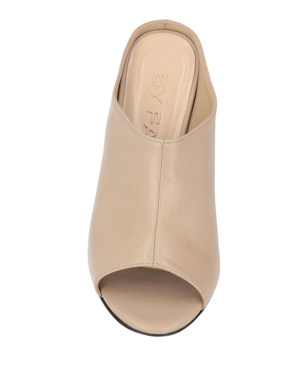 By Far Natural Sandals Leather