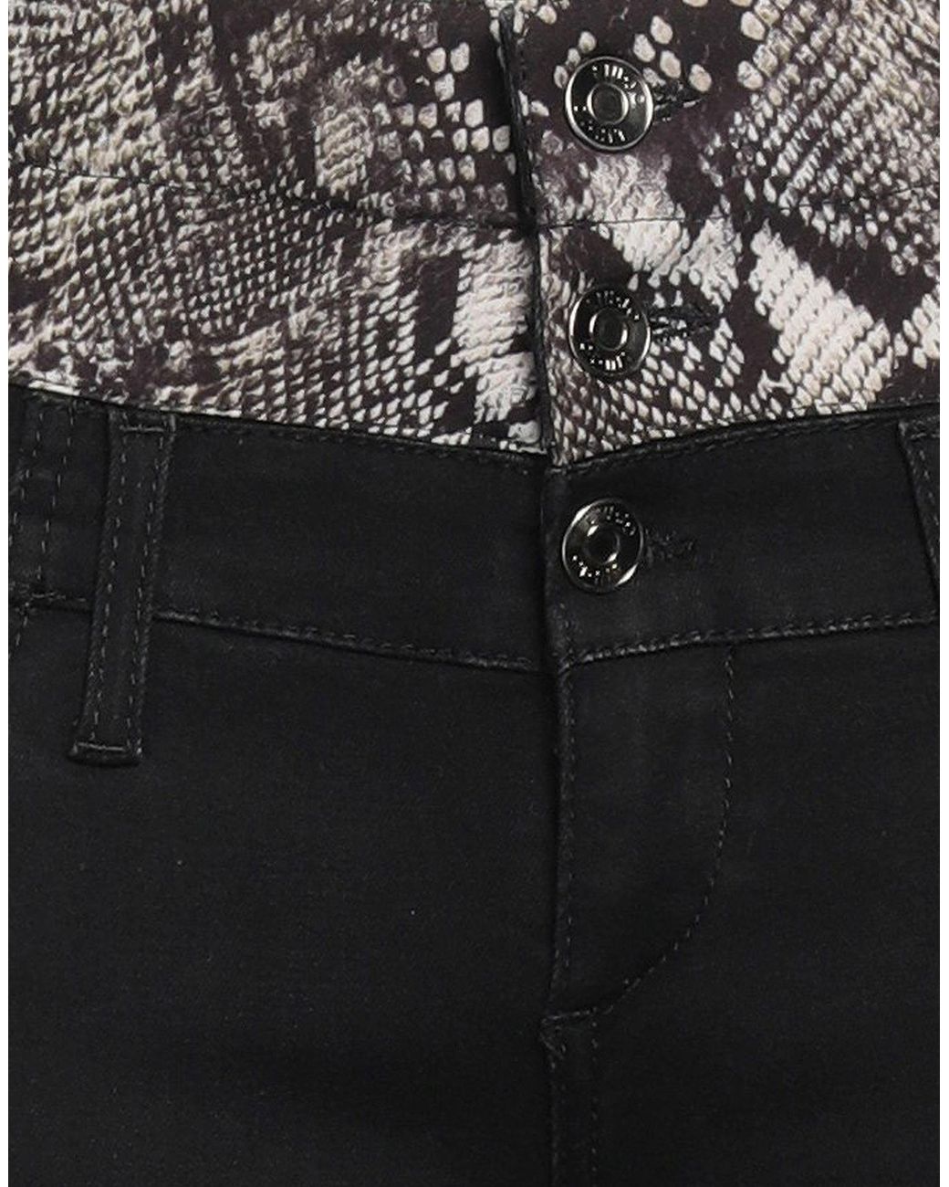 Liu Jo Black Jeans Cotton, Elastane