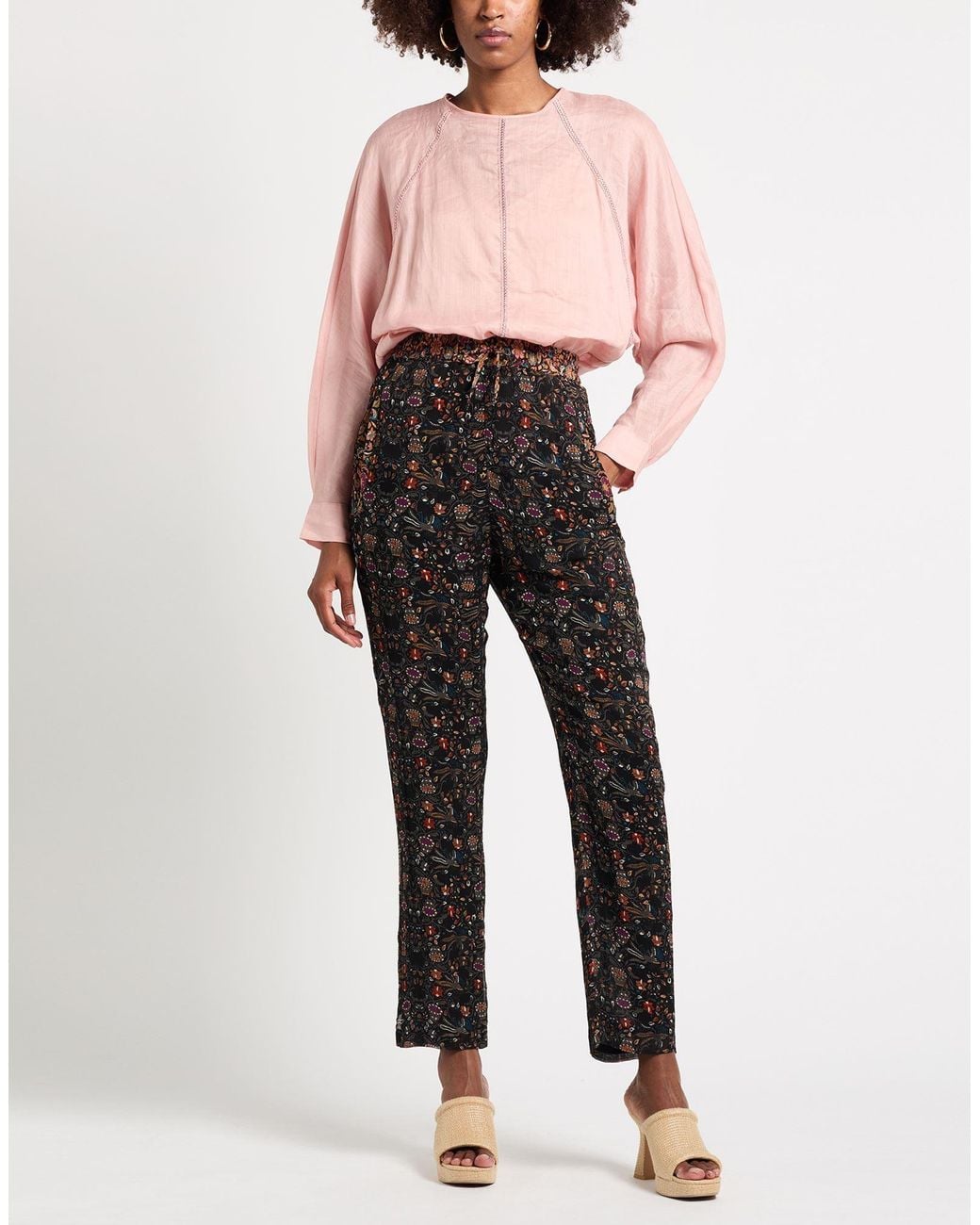 Isabel Marant Gray Pants Silk