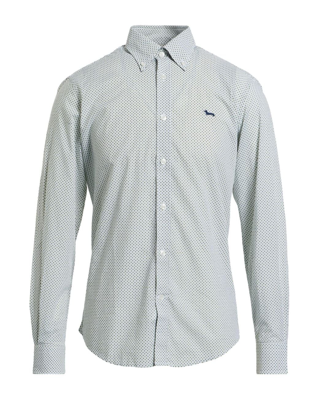 Harmont & Blaine Blue Shirt Cotton for men