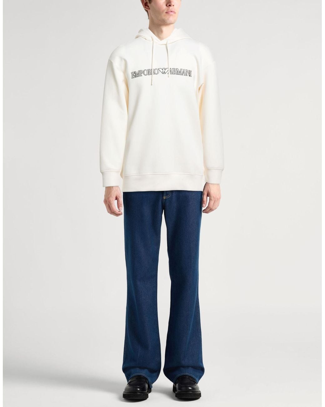 Emporio Armani White Sweatshirt for men