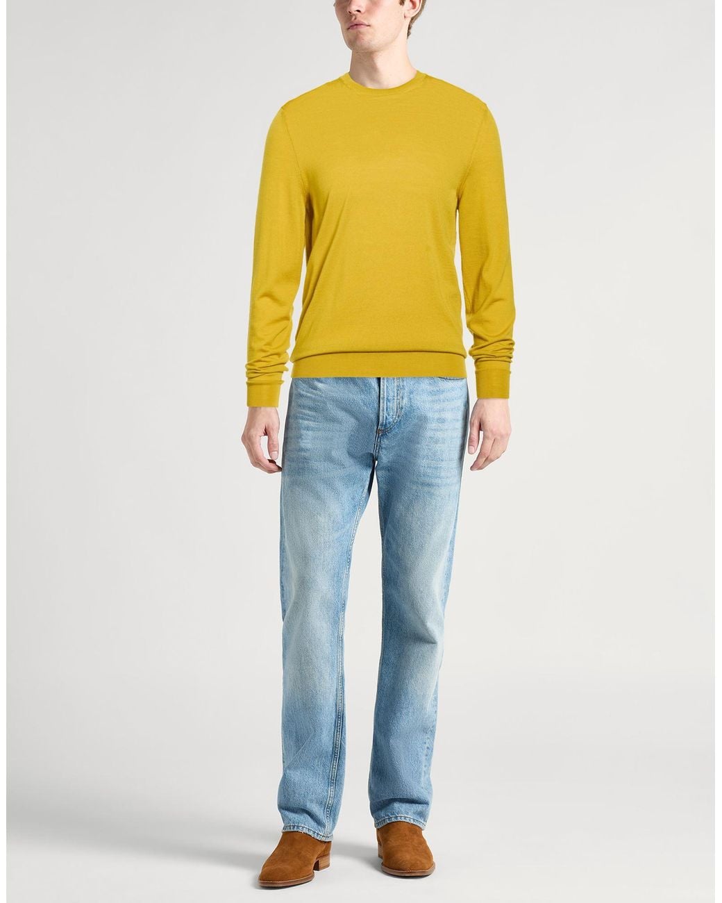 Drumohr Yellow Jumper for men