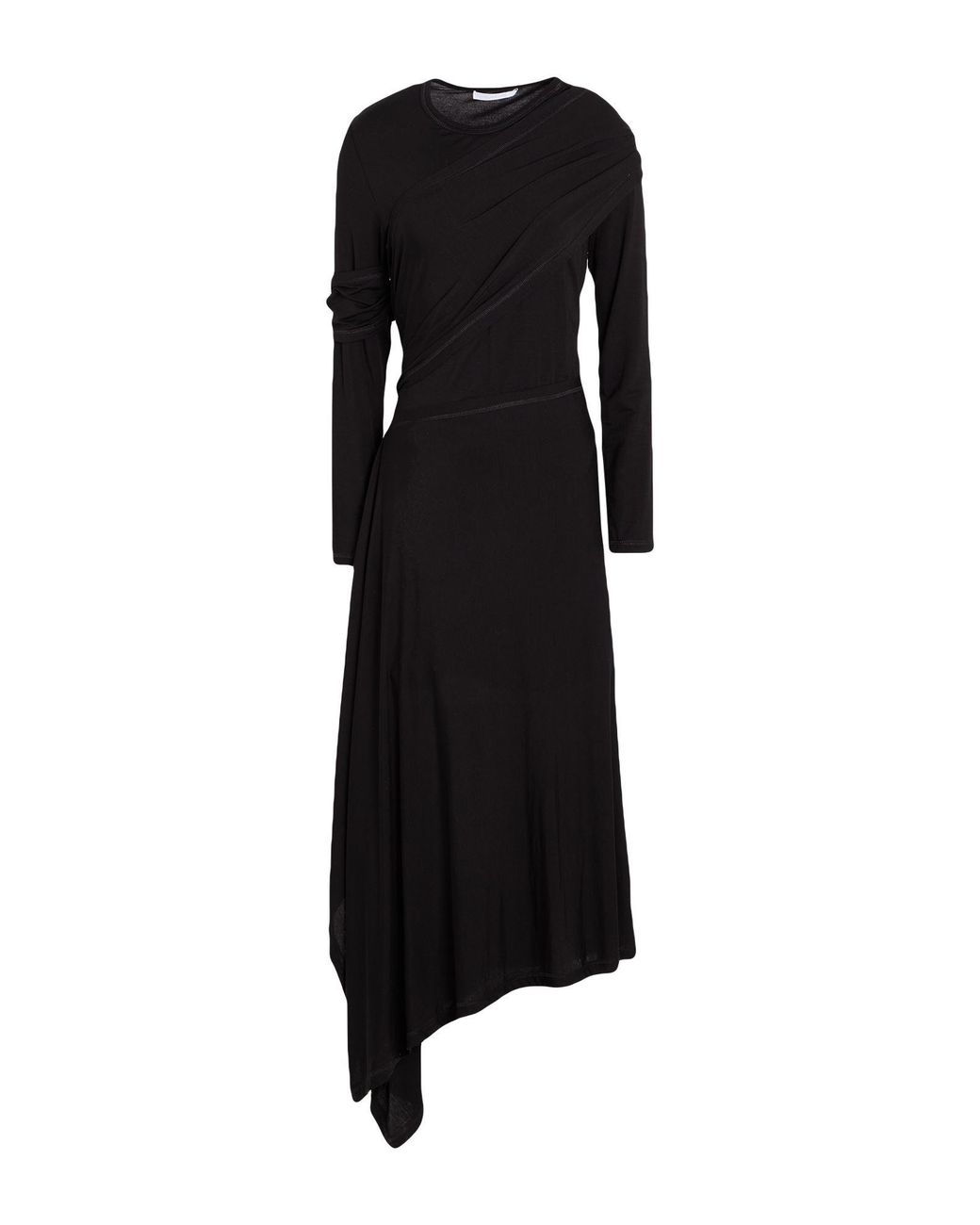 Helmut Lang Black Midi Dress