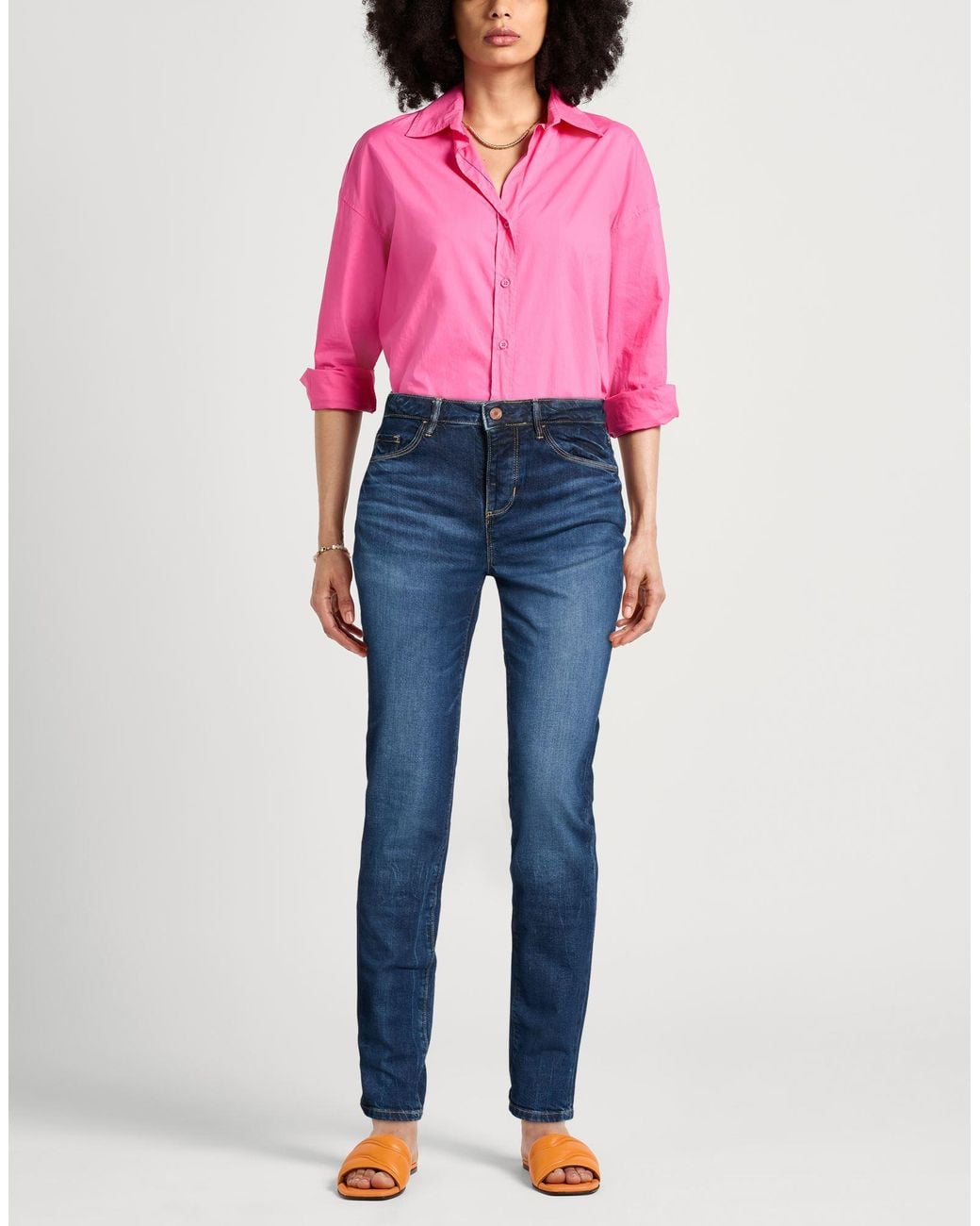 Guess Blue Jeans Cotton, Elastane