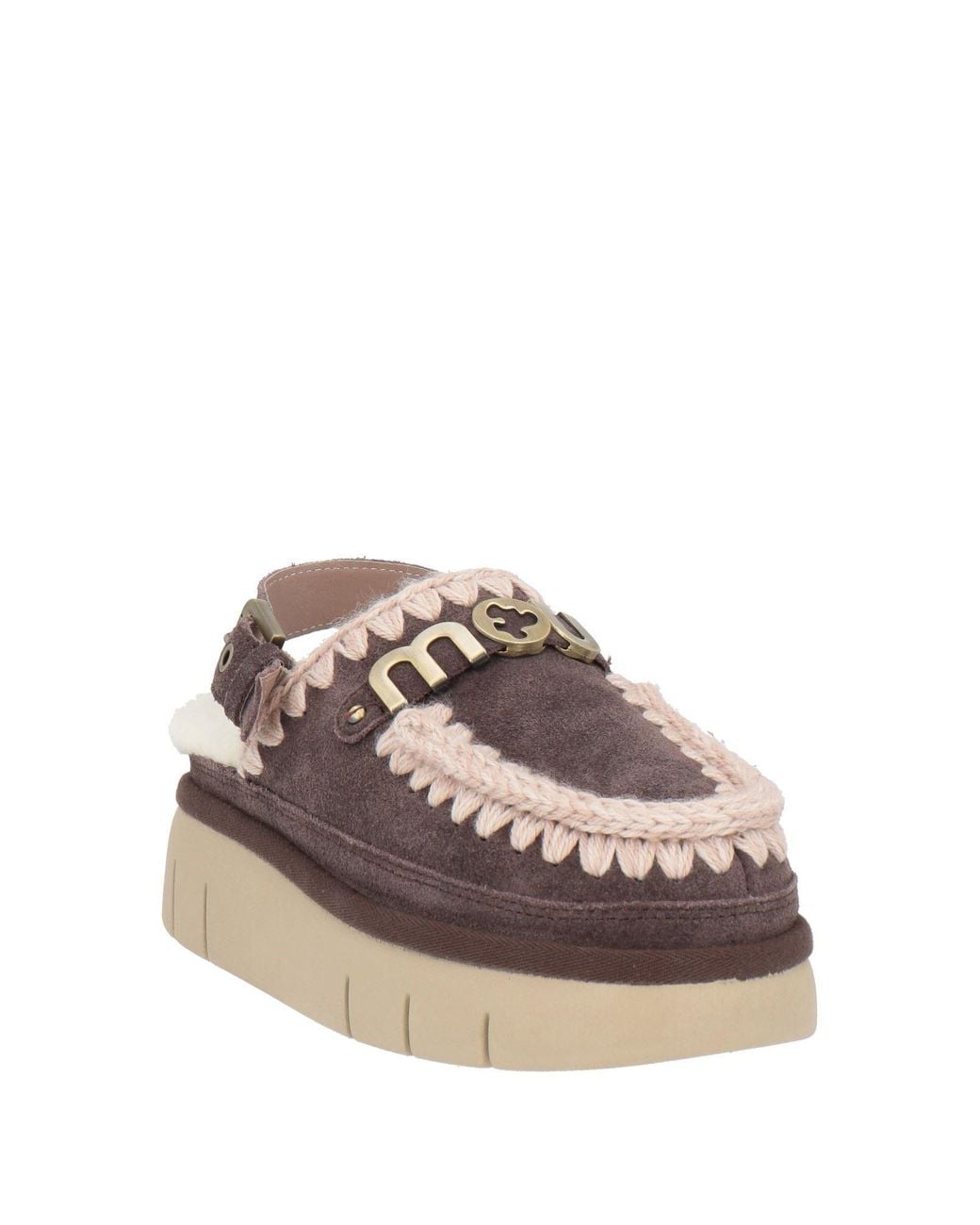 Mou Brown Mules & Clogs